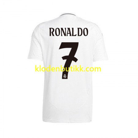 Real Madrid Cristiano Ronaldo 7 Hjemme Fotballdrakt 2024/25 Kortermet